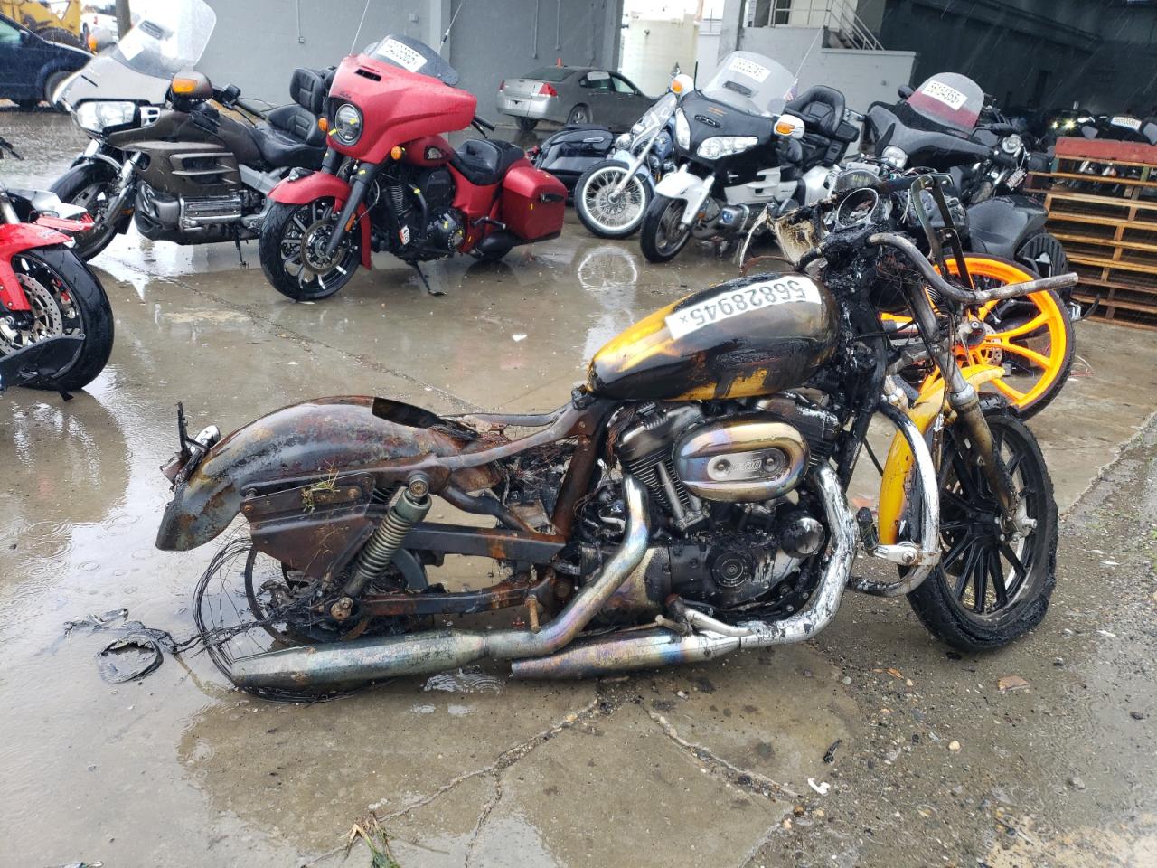 2007 Harley-Davidson Xl1200 L en Venta en Fredericksburg, VA - Burn