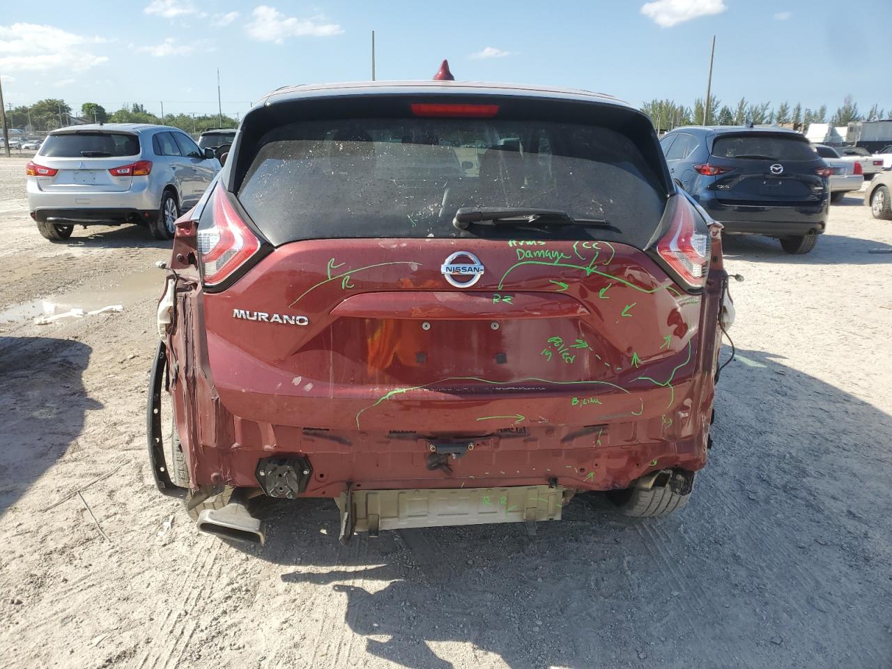 2017 Nissan Murano S VIN: 5N1AZ2MG7HN187311 Lot: 56633115