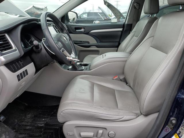  TOYOTA HIGHLANDER 2016 Granatowy