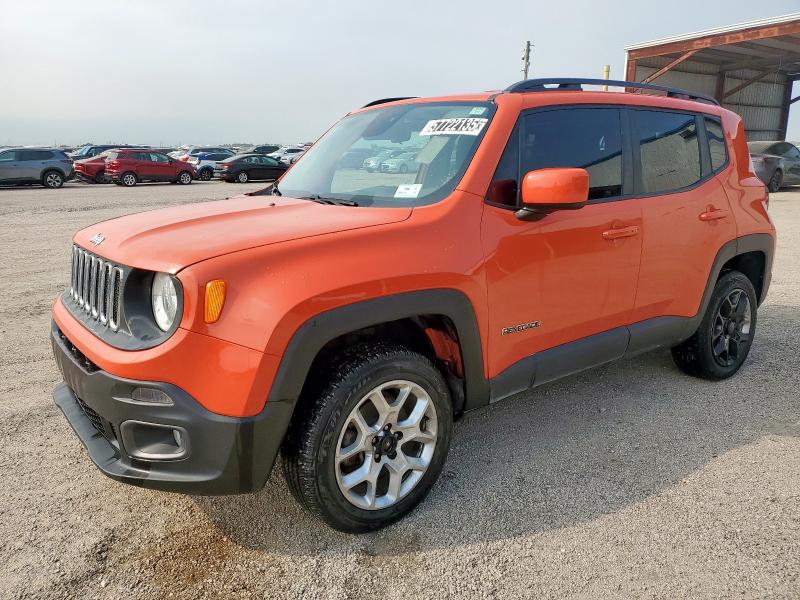  JEEP RENEGADE 2017 Pomarańczowy
