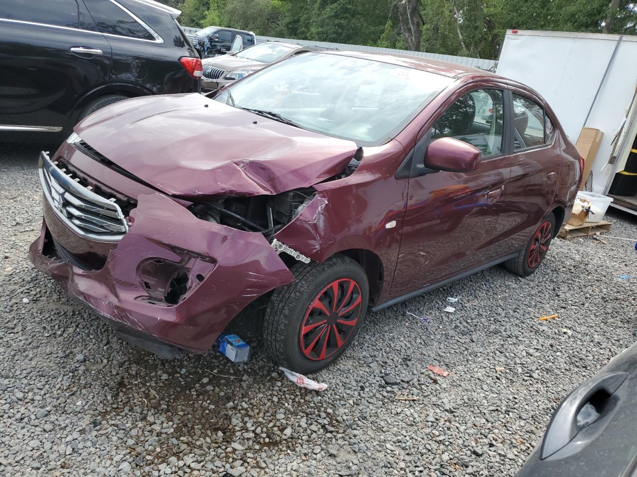 2019 Mitsubishi Mirage G4 Es zu verkaufen in Riverview, FL - Front End