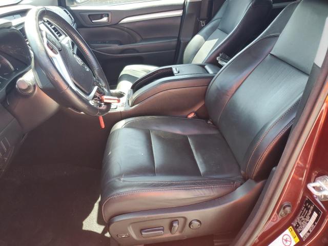  TOYOTA HIGHLANDER 2017 Burgundy