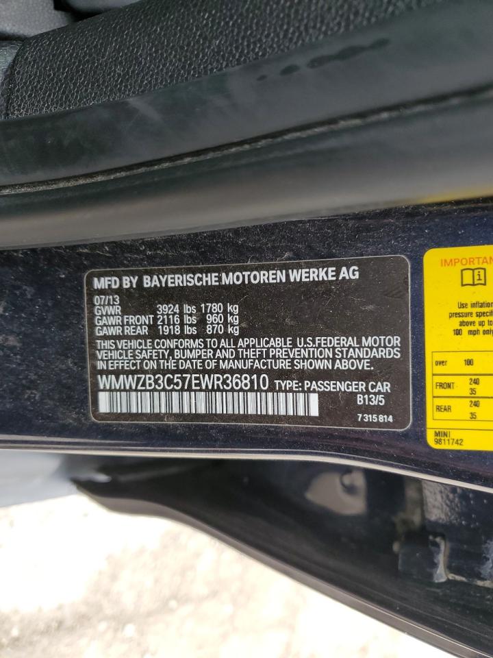 2014 Mini Cooper Countryman VIN: WMWZB3C57EWR36810 Lot: 55144975
