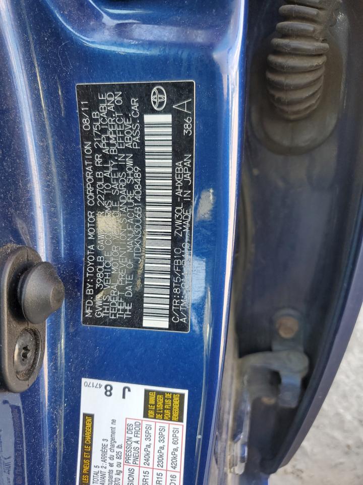 2011 Toyota Prius VIN: JTDKN3DU6B1408489 Lot: 56817975