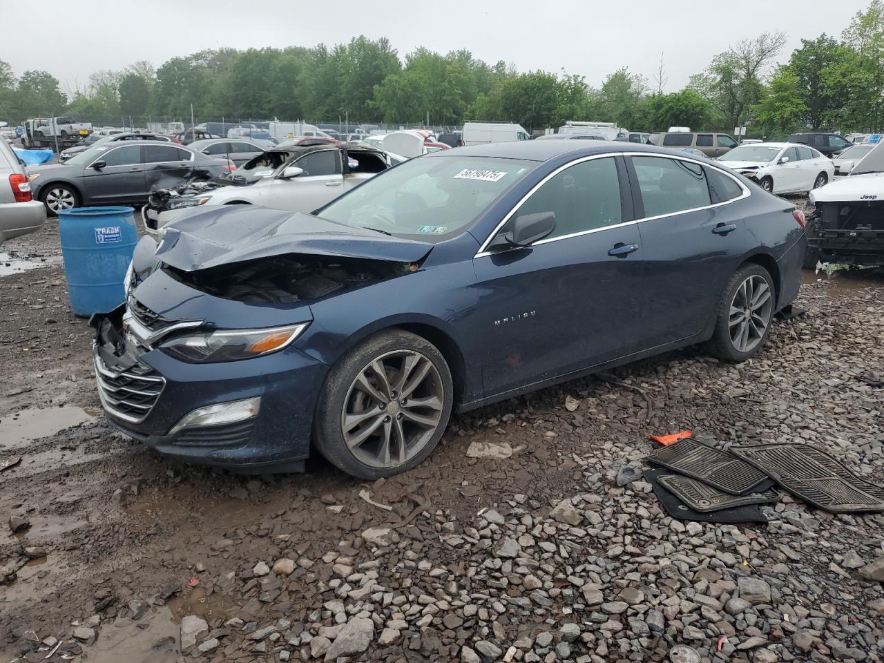 2021 Chevrolet Malibu Lt en Venta en Chalfont, PA - Front End