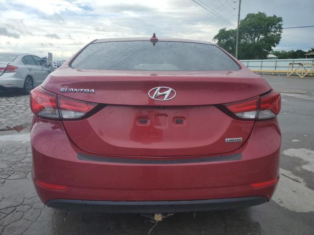  HYUNDAI ELANTRA 2016 Red