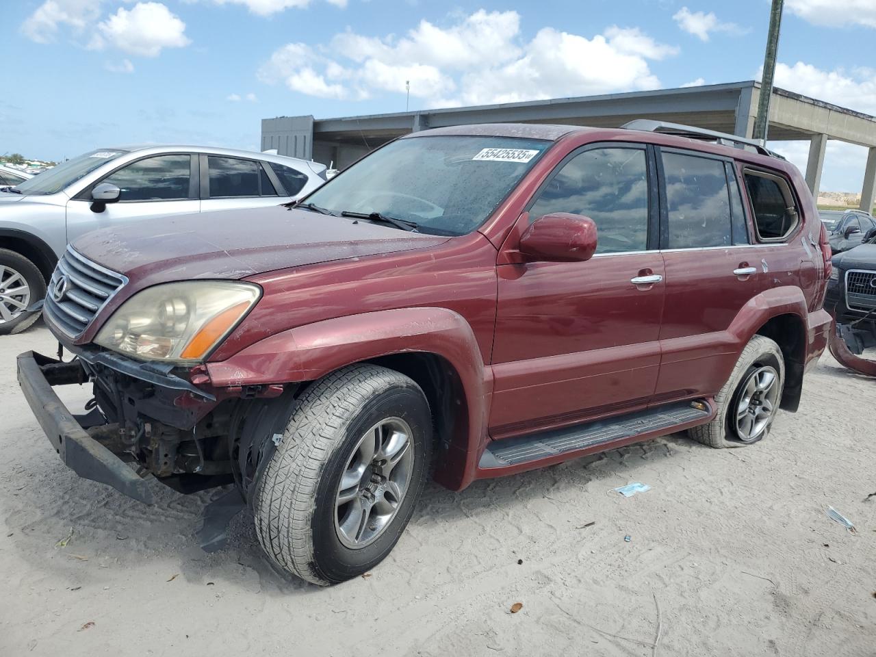 2008 Lexus Gx 470 na sprzedaż w West Palm Beach, FL - Front End