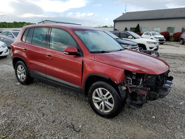  VOLKSWAGEN TIGUAN 2012 Czerwony