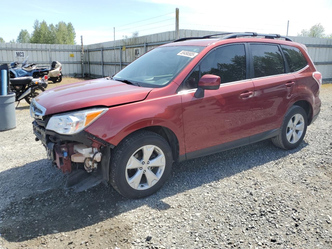 2016 Subaru Forester 2.5I Limited en Venta en Arlington, WA - Front End
