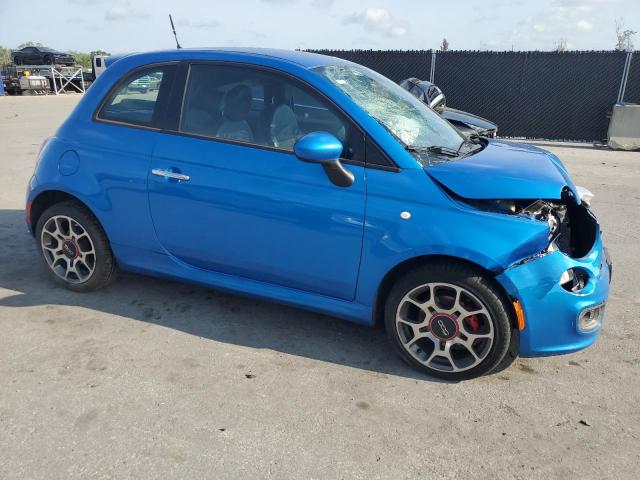  FIAT 500 2015 Blue