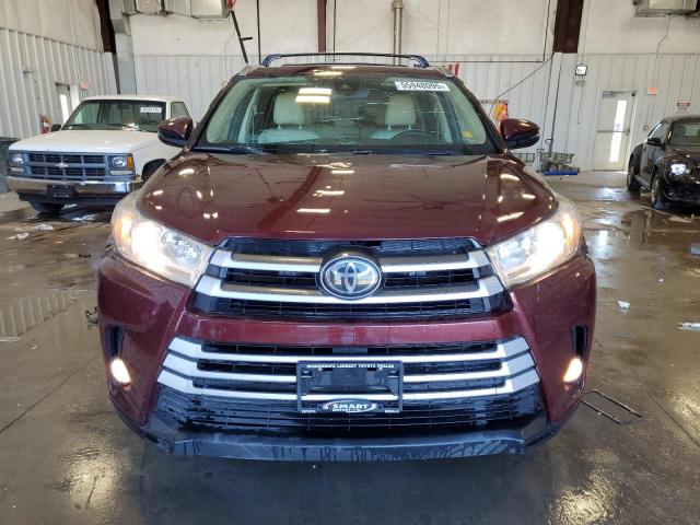  TOYOTA HIGHLANDER 2017 Burgundy