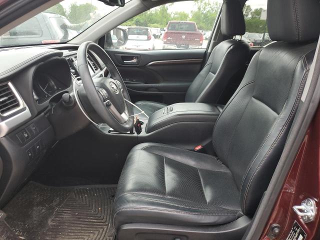 TOYOTA HIGHLANDER 2016 Bordowy