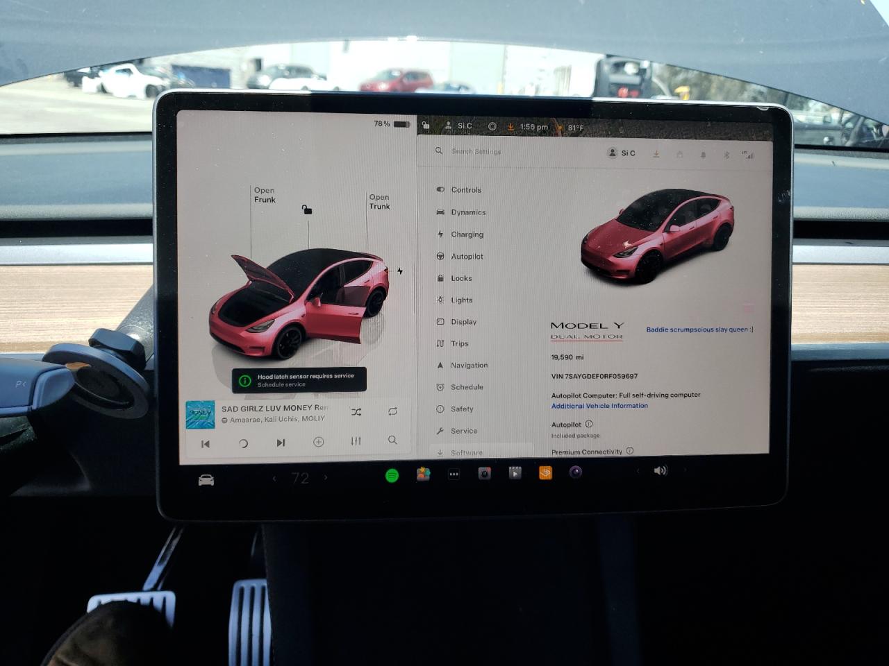 2024 Tesla Model Y VIN: 7SAYGDEF0RF059697 Lot: 57507415