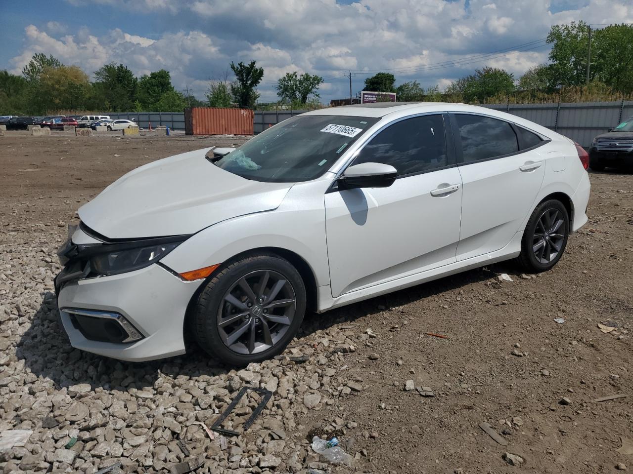 2021 Honda Civic Exl en Venta en Chicago Heights, IL - Front End