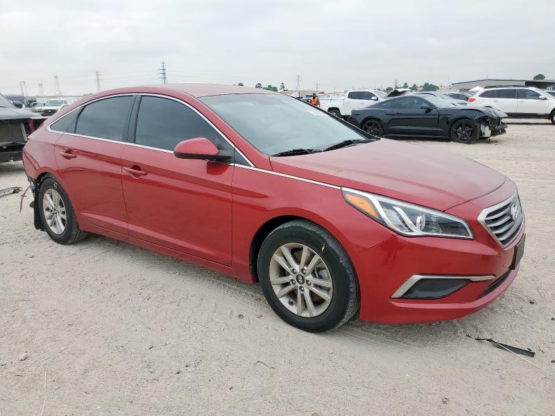 HYUNDAI SONATA 2016 Czerwony