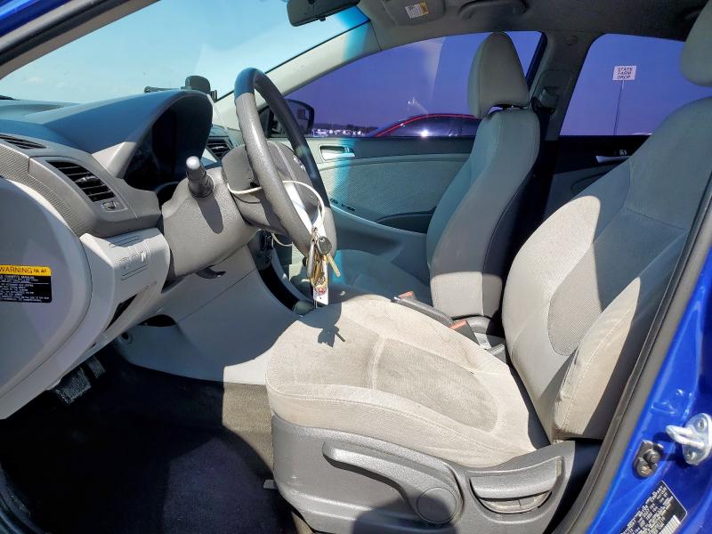  HYUNDAI ACCENT 2013 Blue