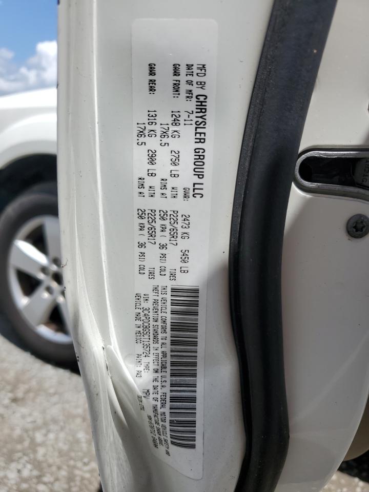 2012 Dodge Journey Sxt VIN: 3C4PDCBG5CT135724 Lot: 56938415