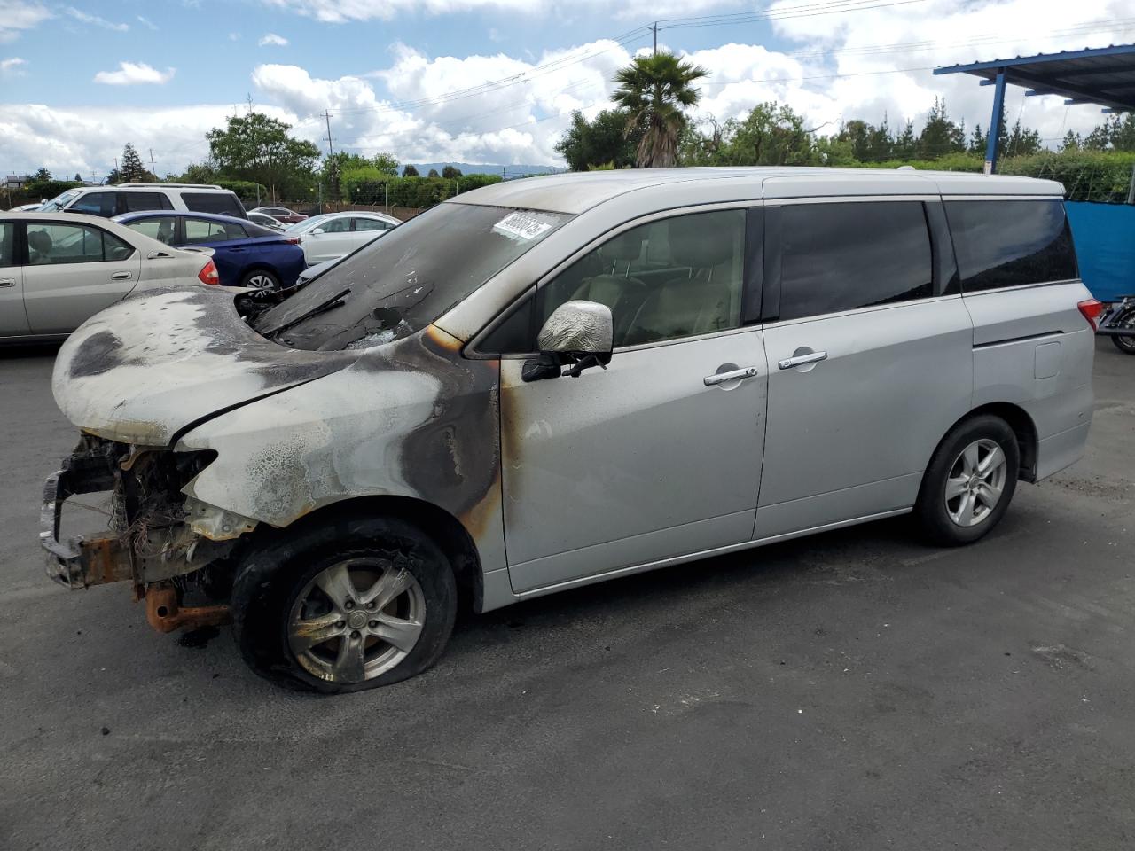 2015 Nissan Quest S VIN: JN8AE2KPXF9123695 Lot: 56686675