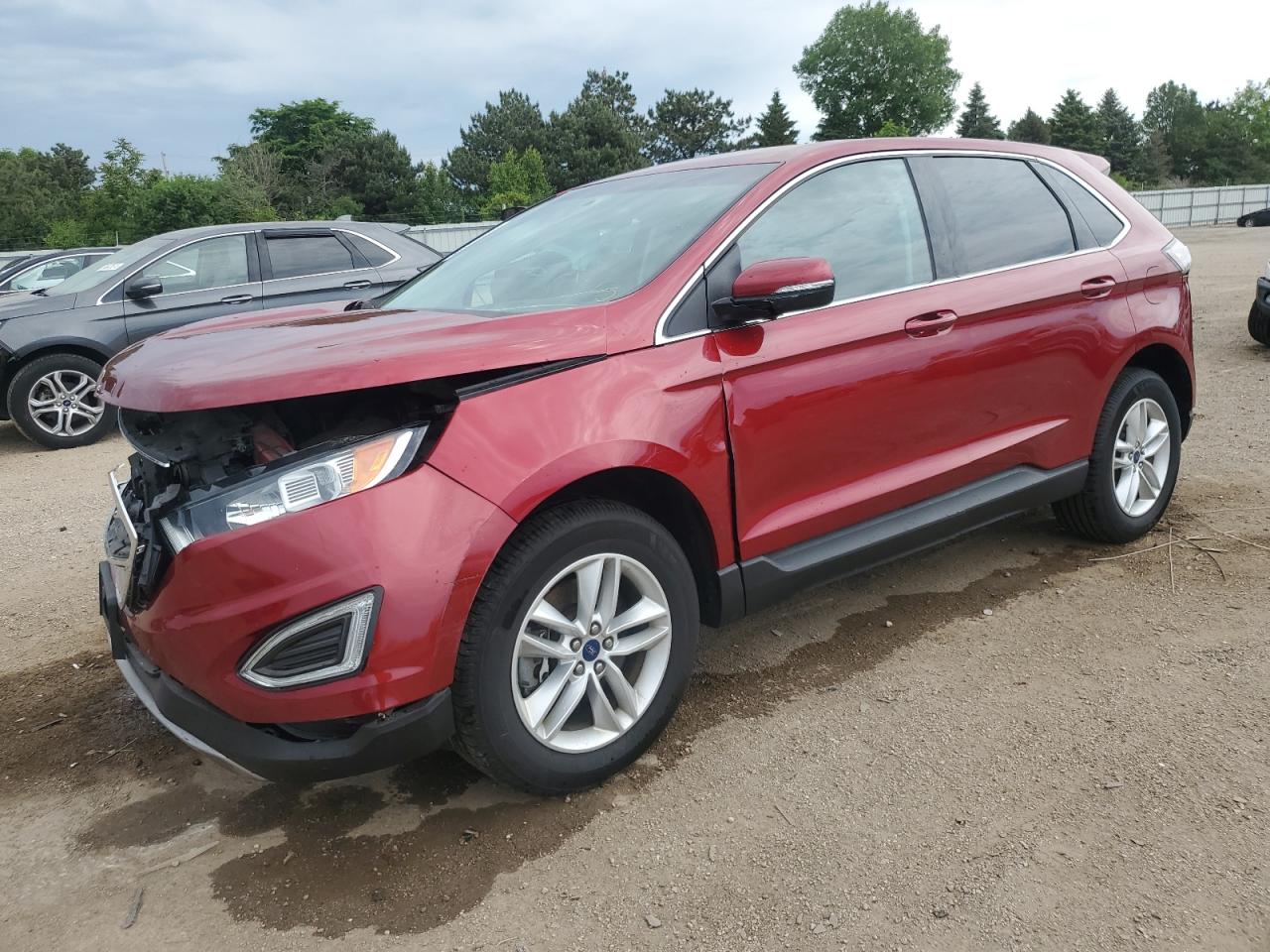 2017 Ford Edge Sel იყიდება Elgin-ში, IL - Front End
