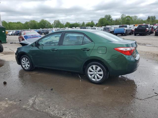  TOYOTA COROLLA 2016 Green