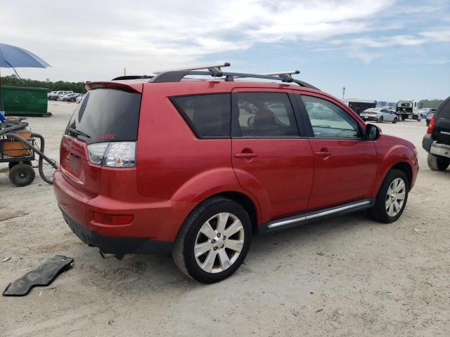  MITSUBISHI OUTLANDER 2013 Czerwony