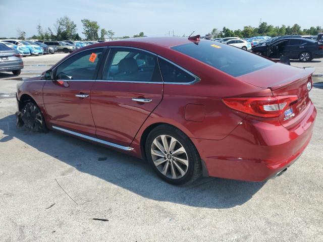  HYUNDAI SONATA 2015 Красный