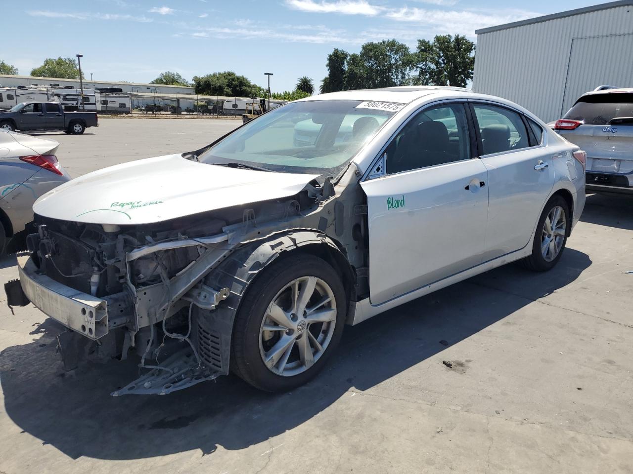 2015 Nissan Altima 2.5 на продаже в Sacramento, CA - Front End