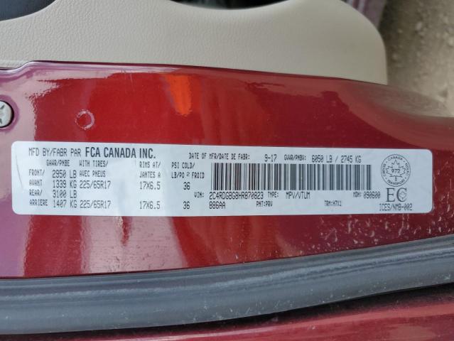 2017 DODGE GRAND CARAVAN SE  