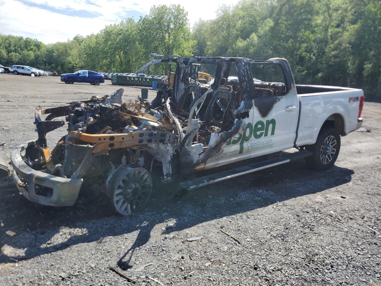 2017 Ford F350 Super Duty de vânzare în Marlboro, NY - Burn