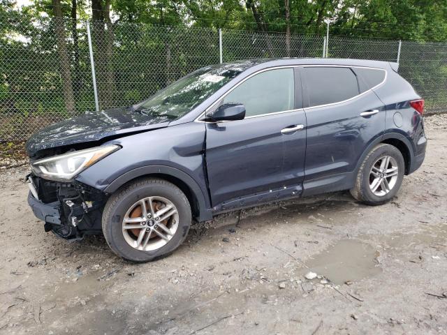  HYUNDAI SANTA FE 2018 Синий