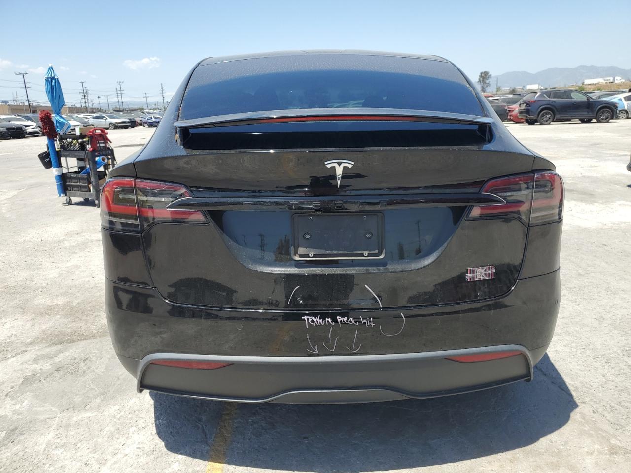 2022 Tesla Model X VIN: 7SAXCBE61NF356595 Lot: 56510685