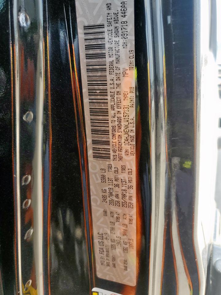 2020 Jeep Wrangler Unlimited Sahara VIN: 1C4HJXENXLW157131 Lot: 57039315
