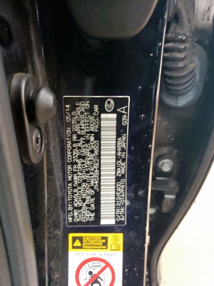 2014 Lexus Ct 200 VIN: JTHKD5BH5E2198503 Lot: 55667655