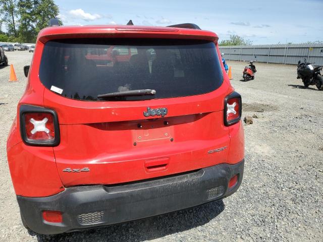  JEEP RENEGADE 2019 Czerwony