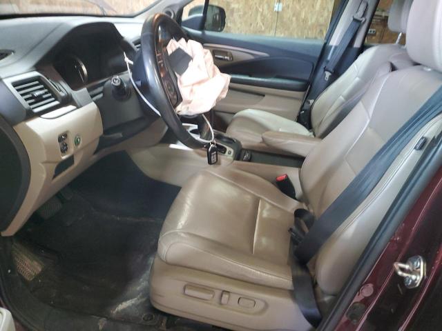  HONDA PILOT 2017 Burgundy