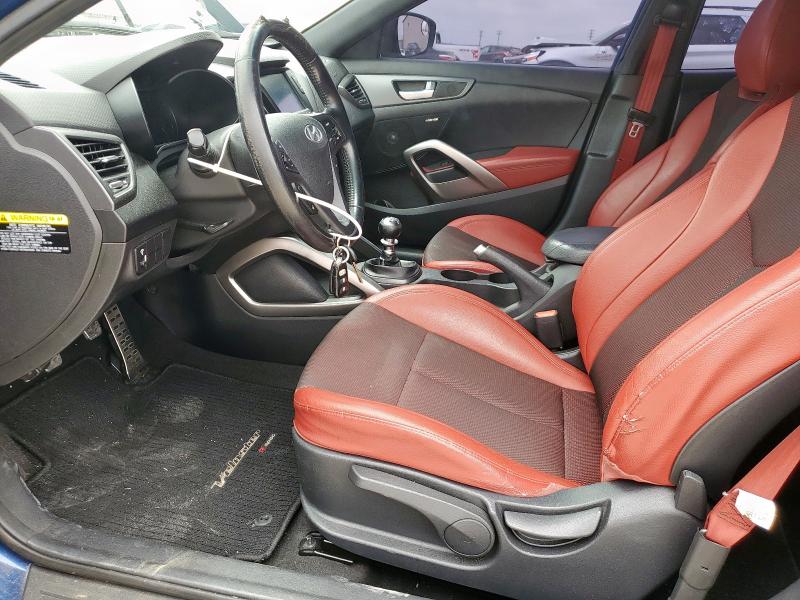  HYUNDAI VELOSTER 2017 Granatowy
