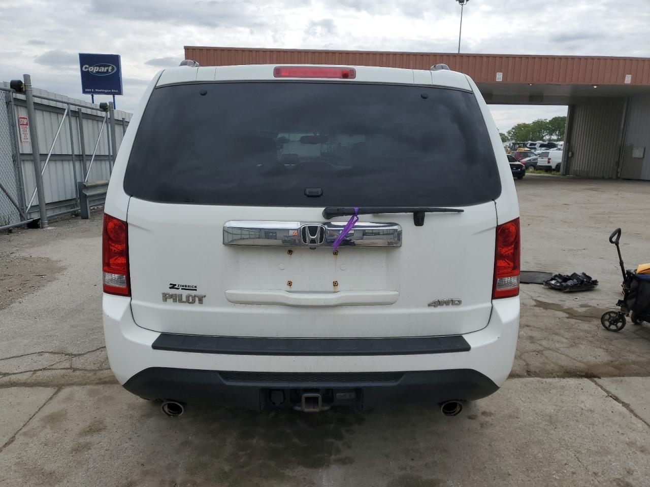 2012 Honda Pilot Exln VIN: 5FNYF4H78CB070507 Lot: 58354005