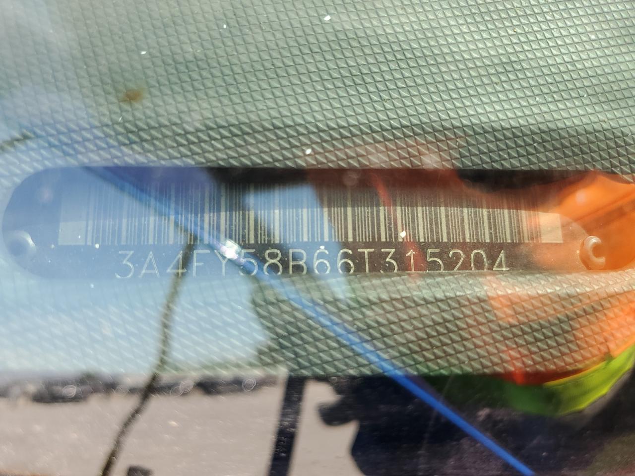 2006 Chrysler Pt Cruiser Touring VIN: 3A4FY58B66T315204 Lot: 57302685