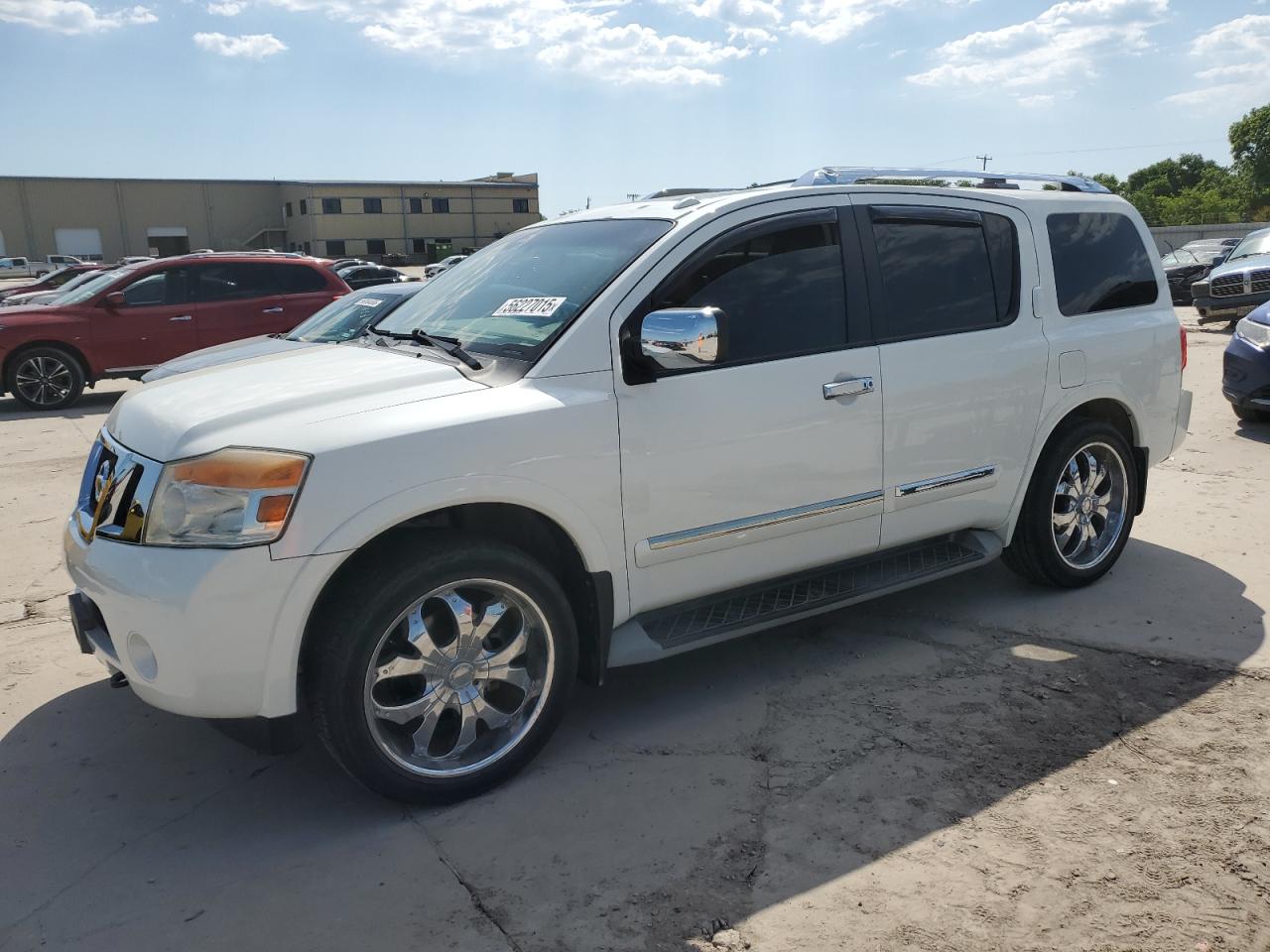 2014 Nissan Armada Sv იყიდება Wilmer-ში, TX - Hail