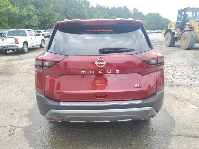  NISSAN ROGUE 2022 Czerwony