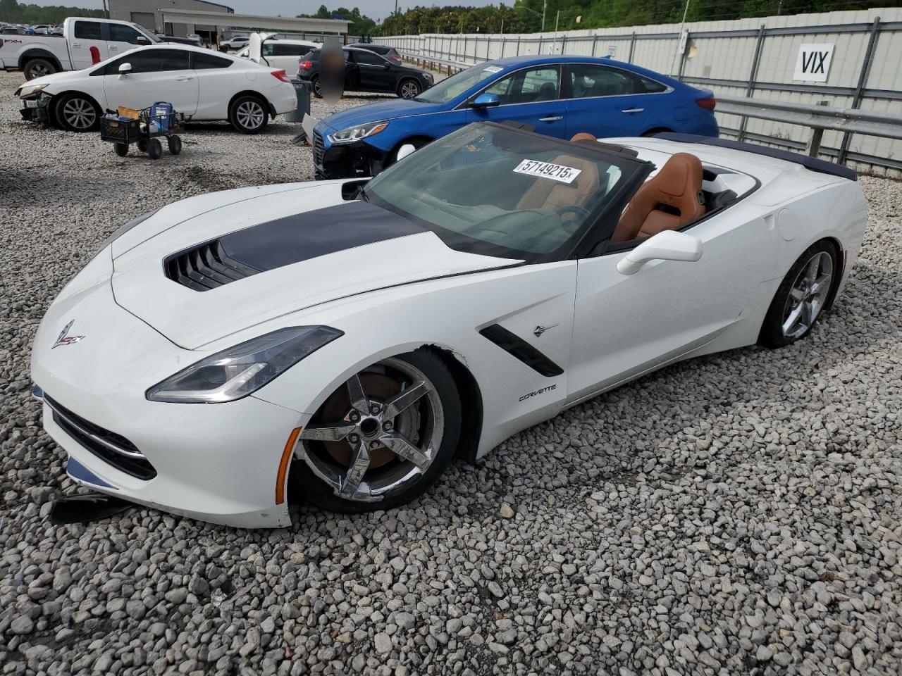 2015 Chevrolet Corvette Stingray 2Lt en Venta en Memphis, TN - Water/Flood