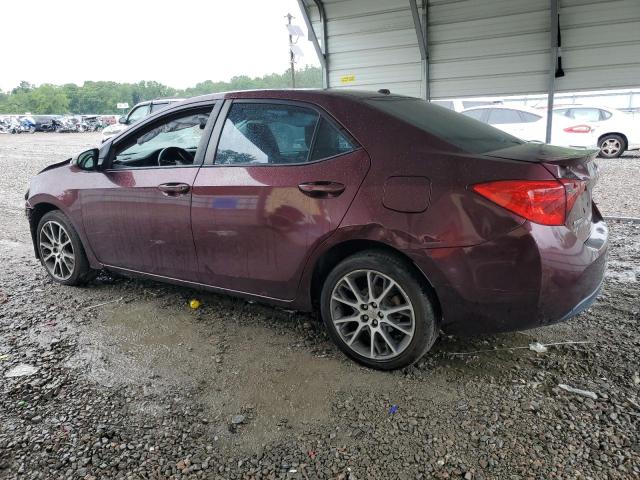  TOYOTA COROLLA 2017 Bordowy
