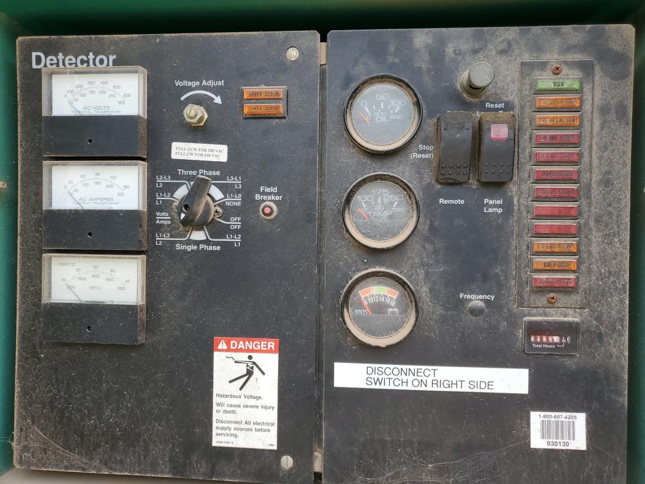 2001 Cummins Dgca-5004522 Generator VIN: 00000000012972017 Lot: 56354665
