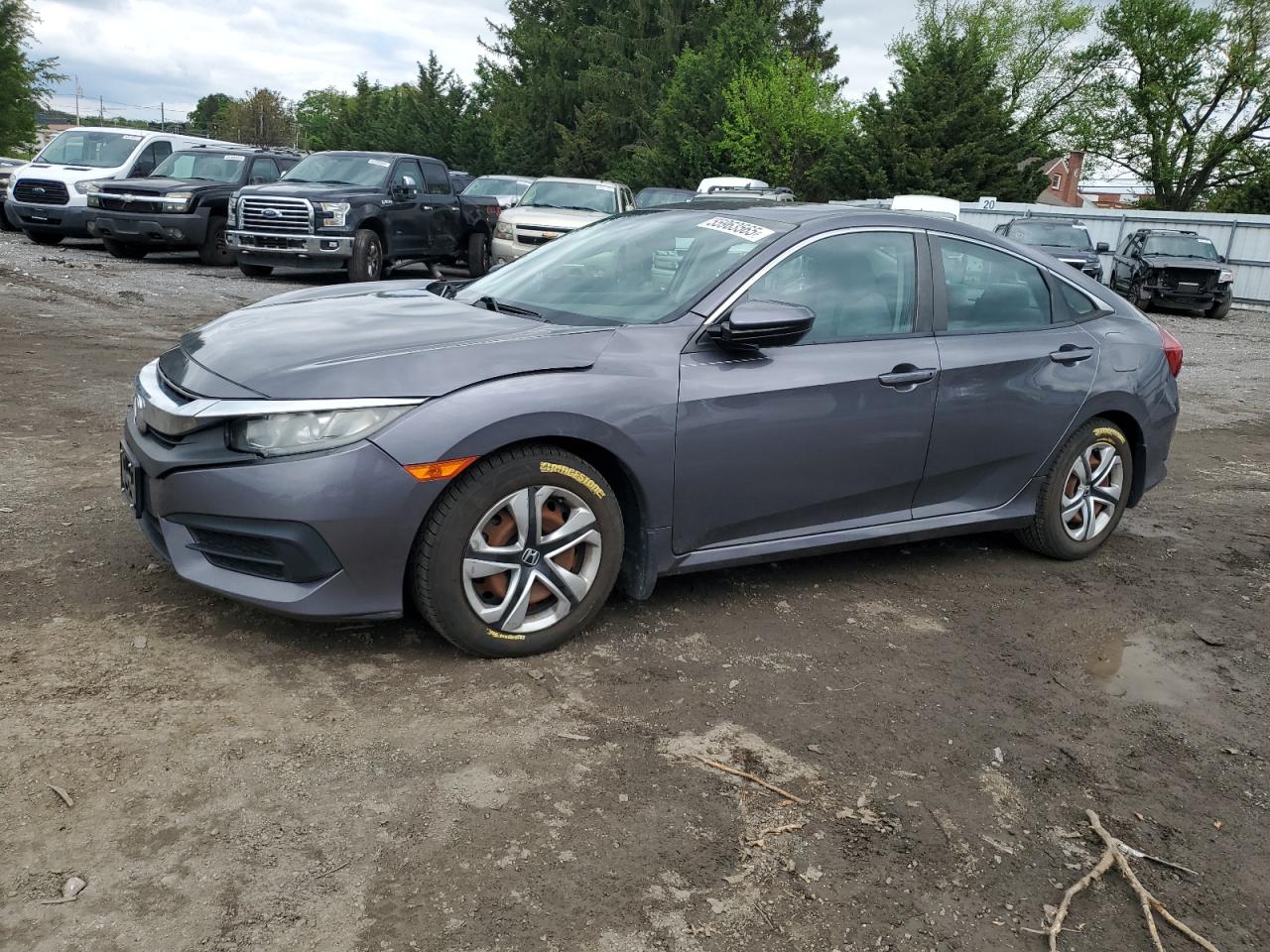 2016 Honda Civic Lx for Sale in Finksburg, MD - Front End