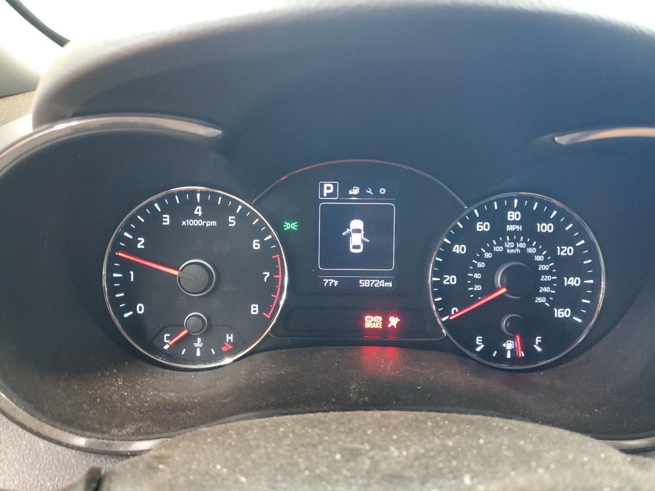 2017 Kia Forte Lx VIN: 3KPFL4A72HE083440 Lot: 55068815