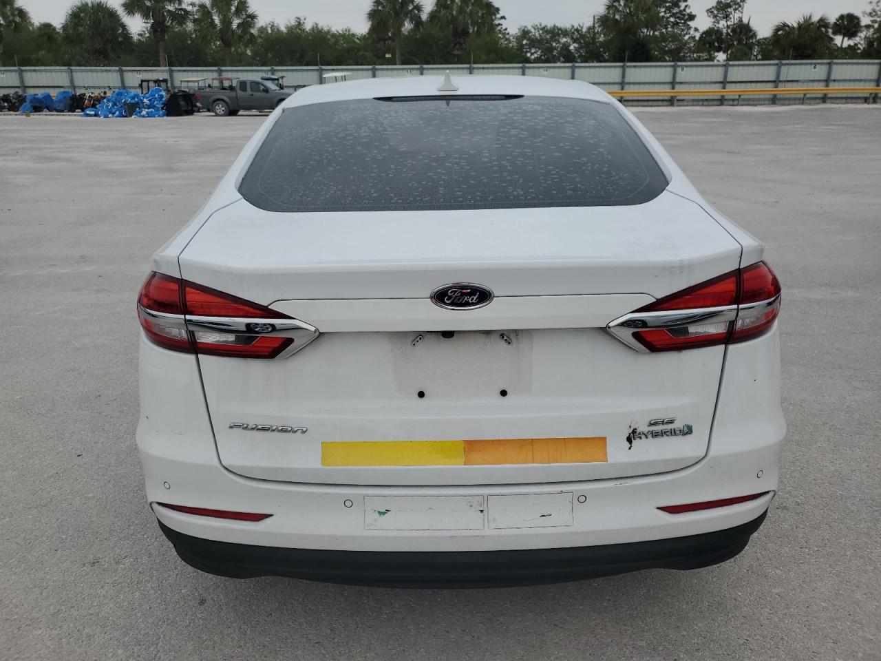 2019 Ford Fusion Se VIN: 3FA6P0LU4KR264013 Lot: 54028335