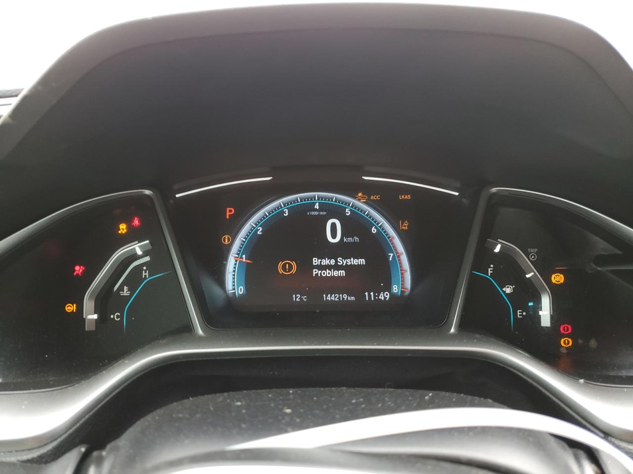 2020 Honda Civic Touring VIN: 2HGFC1F9XLH100783 Lot: 55444325