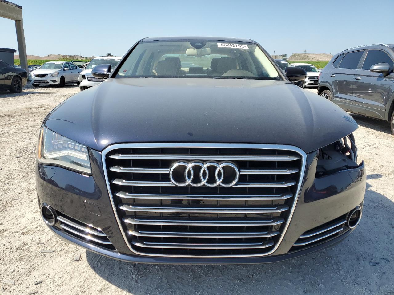 2013 Audi A8 L Quattro VIN: WAURGAFD5DN024822 Lot: 56842795