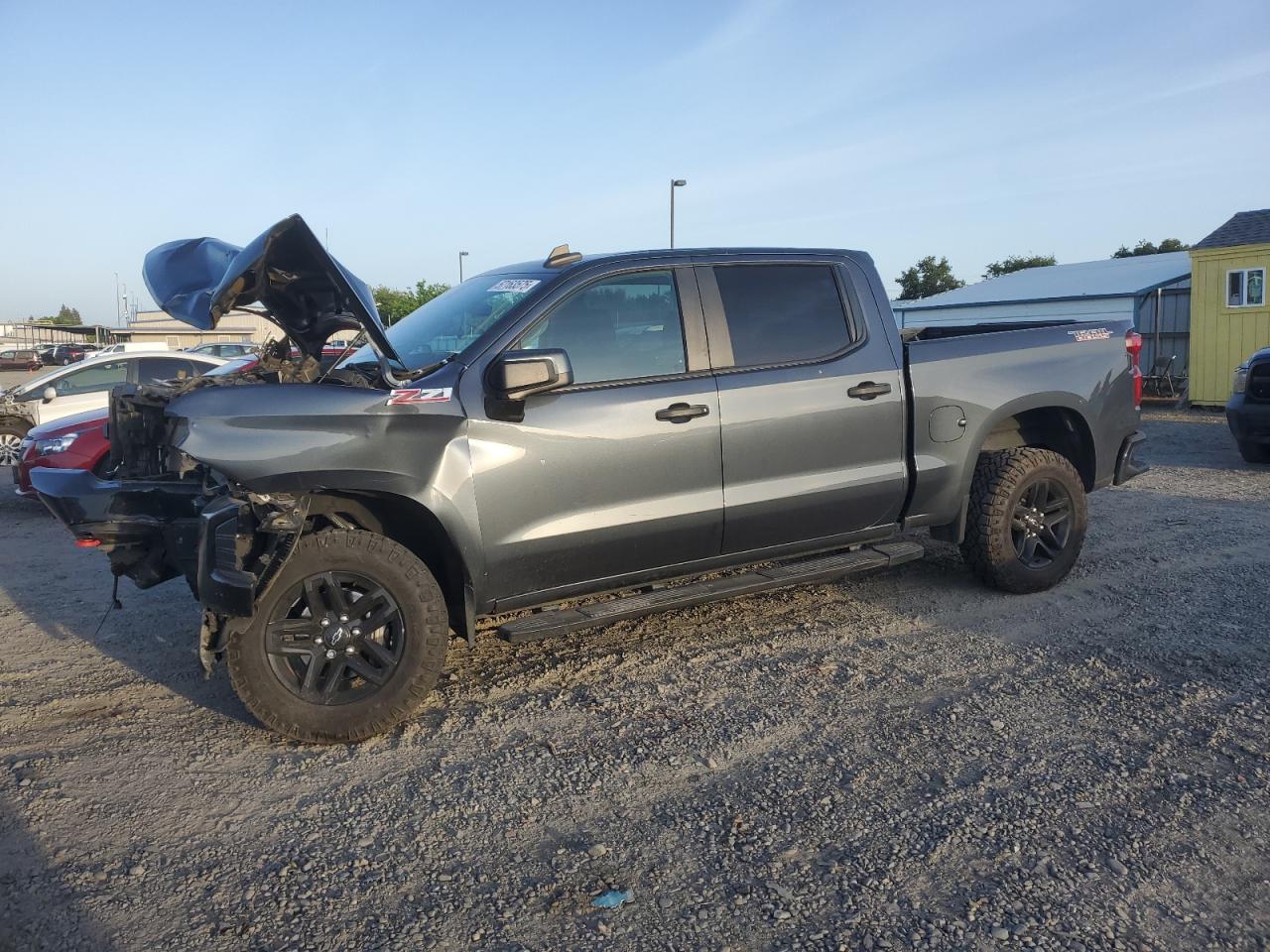 2021 Chevrolet Silverado K1500 Trail Boss Custom იყიდება Sacramento-ში, CA - Front End