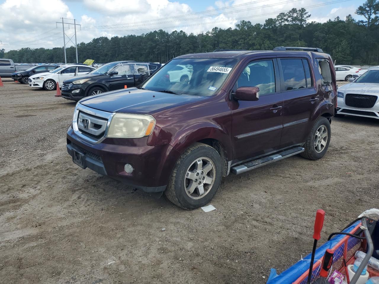 2009 Honda Pilot Touring იყიდება Greenwell Springs-ში, LA - Rear End